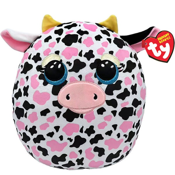 Ty Bamse - Squishy Beanies - 25 cm - Milkshake