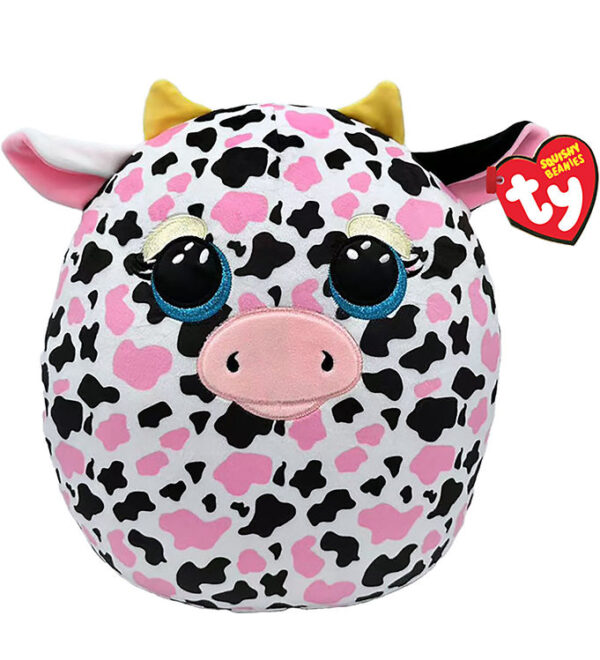 Ty Bamse - Squishy Beanies - 25 cm - Milkshake