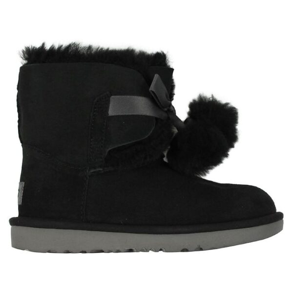 UGG Bamsestøvler - Gita - Sort m. Pom Poms