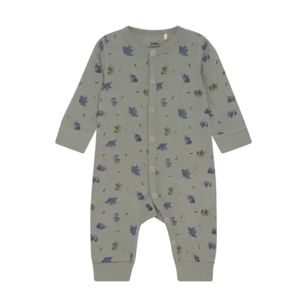 Uld Heldragt m. Print - Forest Fog - 90