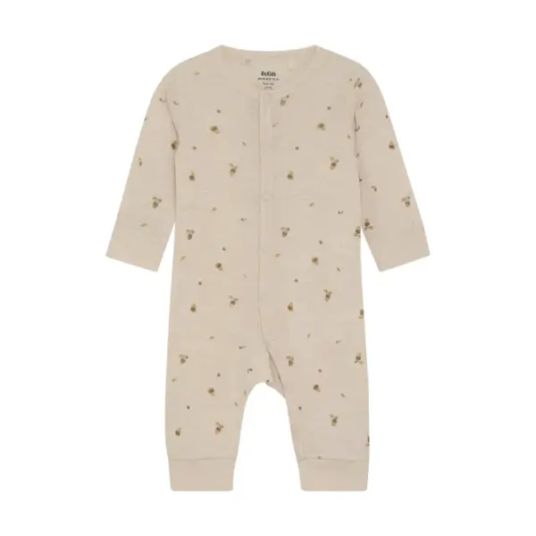 Uld Heldragt m. Print - Sandshell - 90