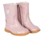 Vandafvisende TEX-støvle med glitterhjerte - MAUVE - 29