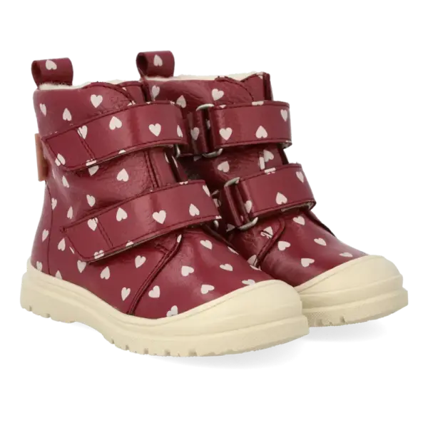 Vandafvisende TEX-støvle med hjerteprint - 3951 - 27