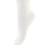 Condor Strømper m. Blondekant - Hvid