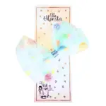 Hårclips Big Party Bow Green