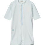 Liewood Badeheldragt - Max Seersucker - Y/D Stripe Pure Sky/Crem