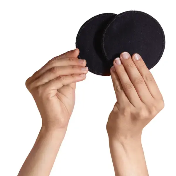 Vaskbar amme indlæg i bomuld sort