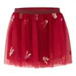 Veross tyl nederdel - Jester red - 98