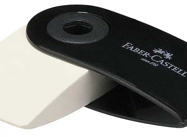 Viskelæder Faber-Castell sleeve mini sort