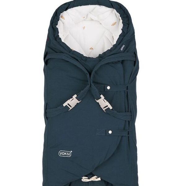 Voksi Kørepose - Carry North - 76/108 cm - Poppy Blue Wings