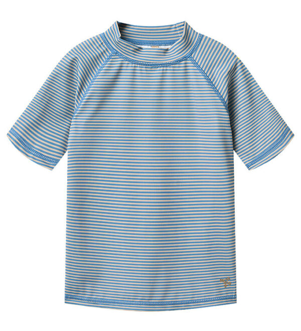 Wheat Badebluse - UV40+ - Jackie - Blue Swim Stripe
