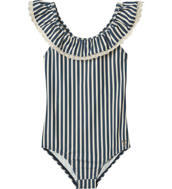 Wheat Badedragt - UV40+ - Doris - Blue Stripe