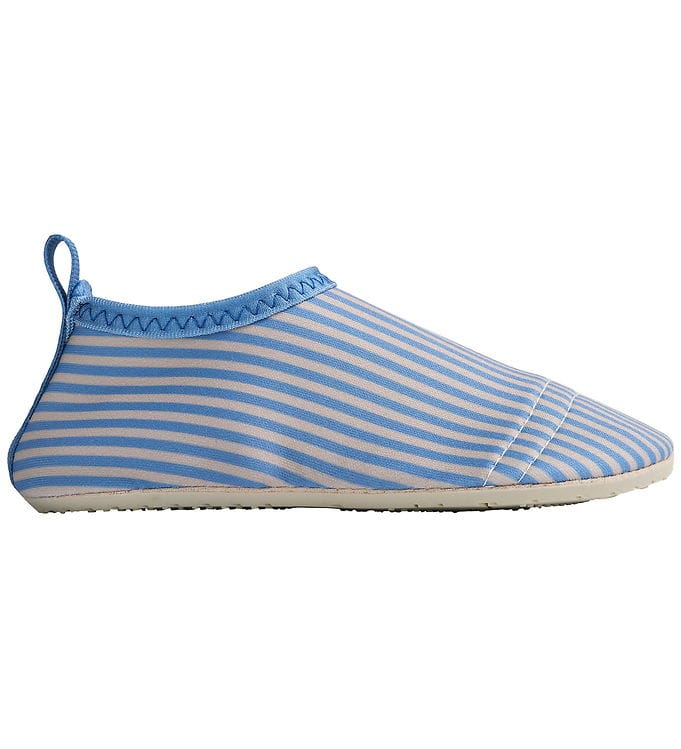 Wheat Badesko - Dolphin - Blue Swim Stripe Wheat Badesko - Dolphin - Blue Swim Stripe