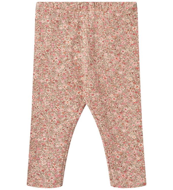 Wheat Leggings - Jules - Rose Dust Flower Meadow