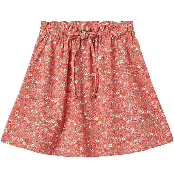 Wheat Nederdel - Natalia - Coral Flowers Wheat Nederdel - Natalia - Coral Flowers