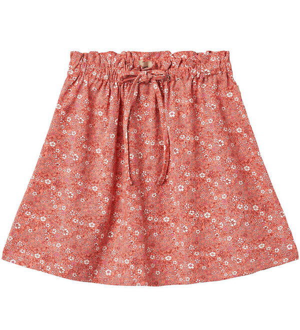 Wheat Nederdel - Natalia - Coral Flowers Wheat Nederdel - Natalia - Coral Flowers