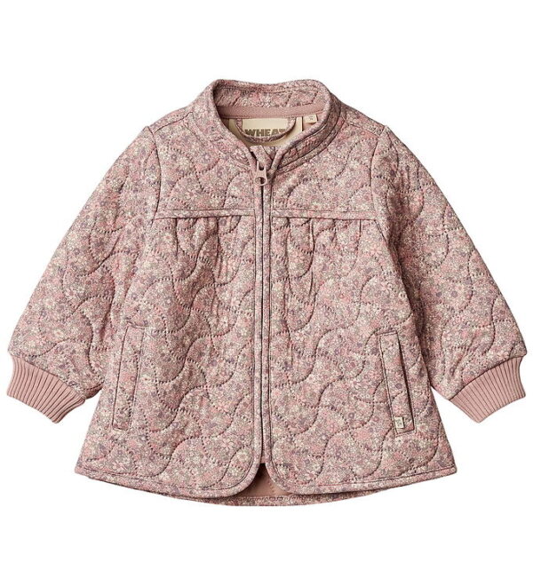 Wheat Termojakke - Thilde - Soft Lavender Flowers