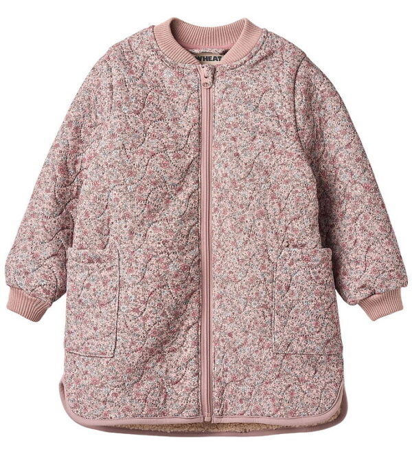 Wheat Termojakke m. Fleece - Helga - Soft Lavender Flowers