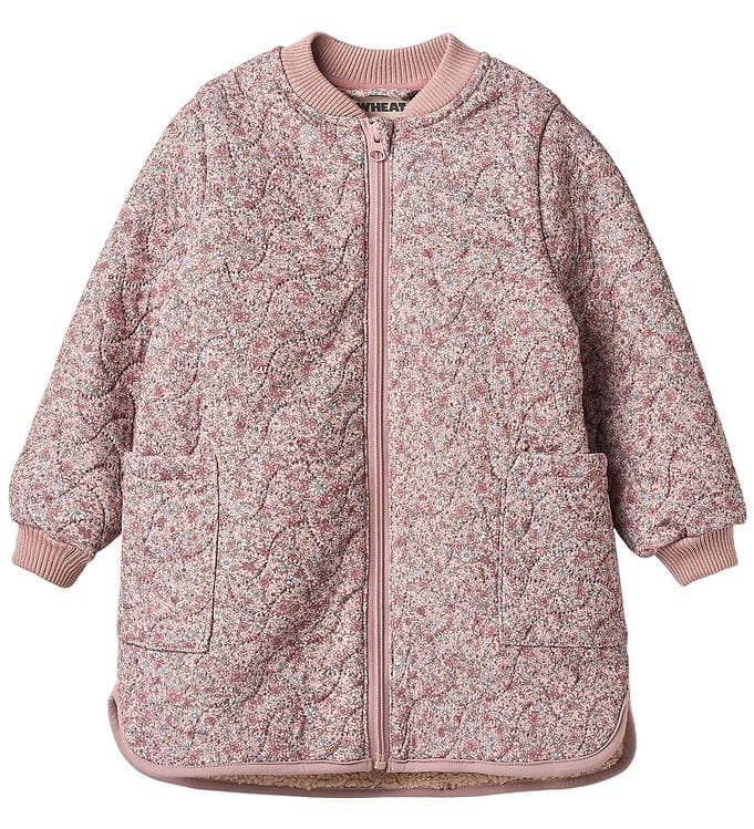 Wheat Termojakke m. Fleece - Helga - Soft Lavender Flowers
