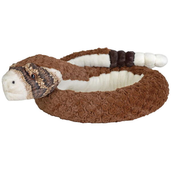 Wild Republic Bamse - Luxury Rattle Slange - 140 cm - Brun