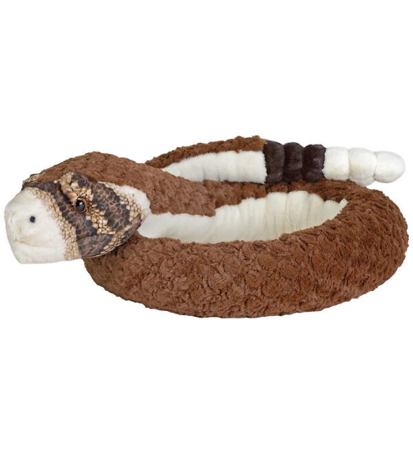 Wild Republic Bamse - Luxury Rattle Slange - 140 cm - Brun