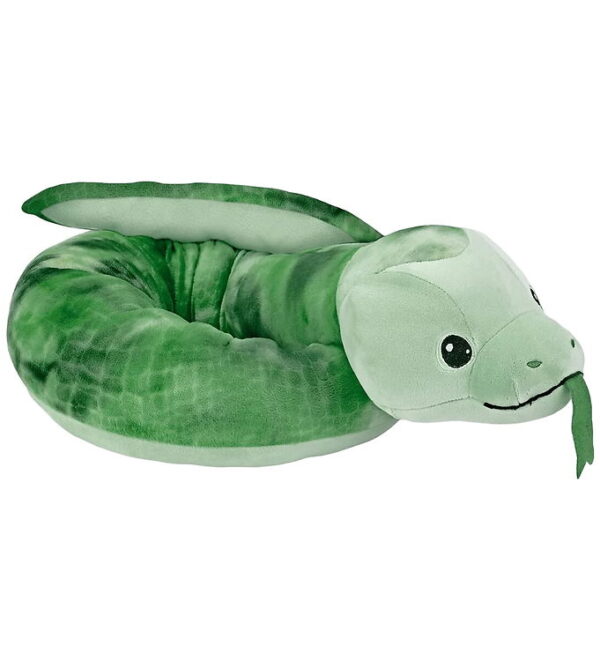Wild Republic Bamse - Squishy Slange - 130 cm - Grøn