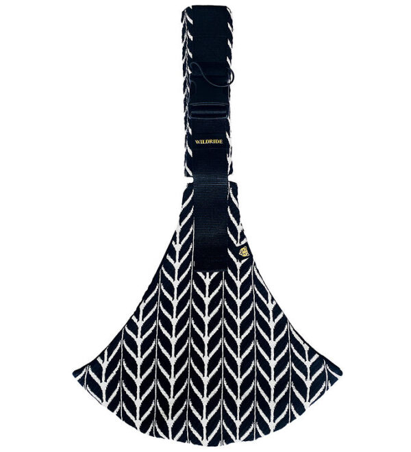 Wildride Bæresele - Feathers - Sort/Hvid