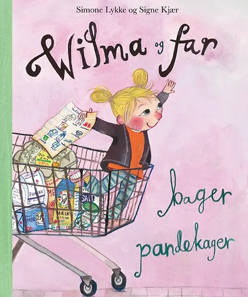 Wilma og far bager pandekager