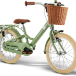 Youke Classic 16,Alu legecykel med kurv retro grøn