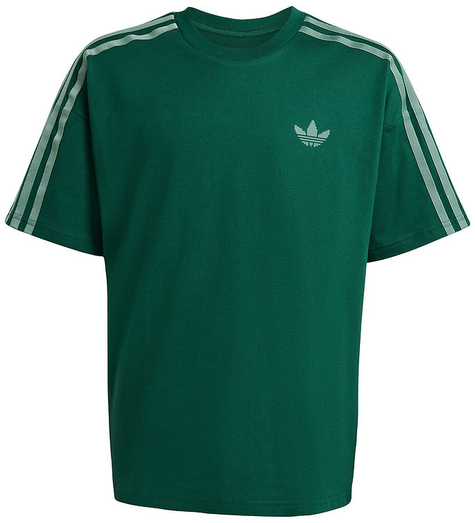 adidas Originals T-shirt - Minecraft - Collegiate Green m. Print