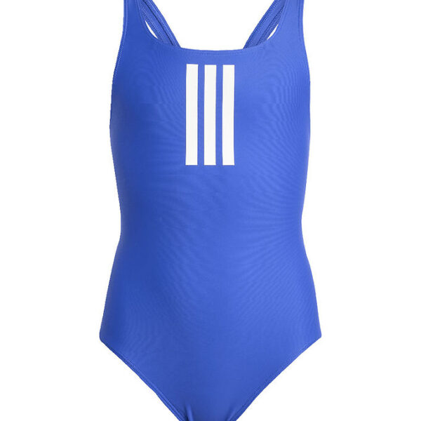 adidas Performance Badedragt - 3S Mid Suit Gy - Selubl/White