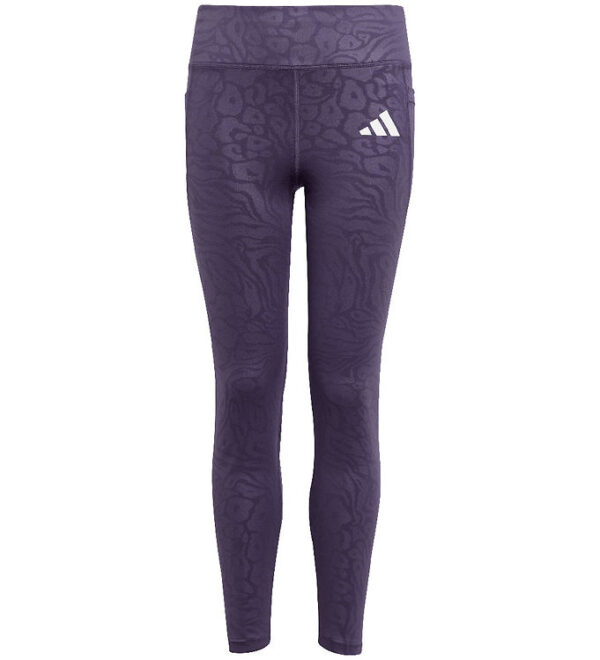 adidas Performance Leggings - JG OPT - Aurplu/White