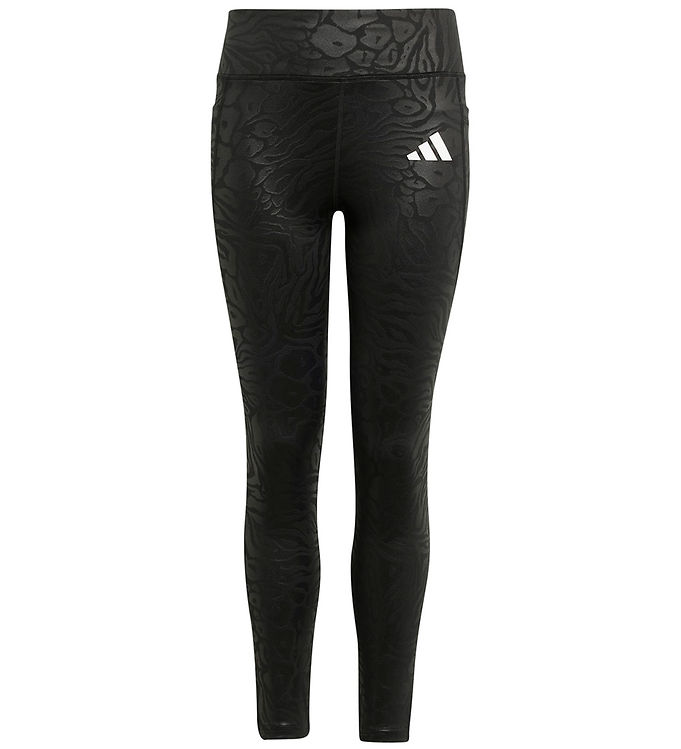 adidas Performance Leggings - JG Opt - Sort/Hvid