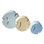 bObles Fisk - 3-pak - 15x5/12x5/9x5 cm - Mist