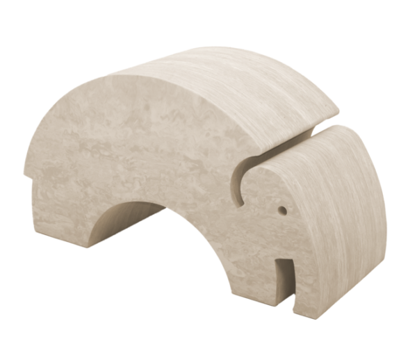 bObles | bObles Elefant L - Natur Smoke