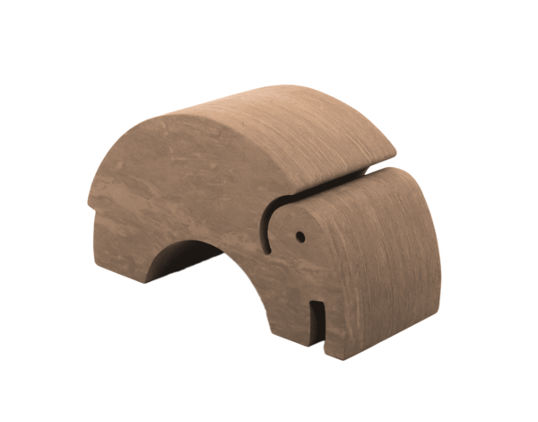 bObles | bObles Elefant S - Natur Mud