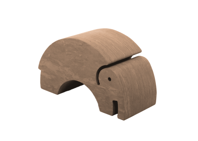 bObles | bObles Elefant S - Natur Mud