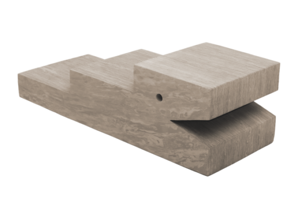 bObles | bObles Krokodille L - Natur Dark Smoke