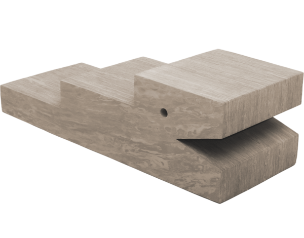 bObles | bObles Krokodille L - Natur Dark Smoke