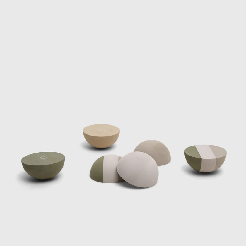 bObles | bObles Tumlesten, 6 stk Moss bObles | bObles Tumlesten, 6 stk Moss