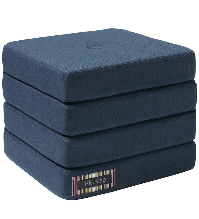 by KlipKlap Foldemadras - 4 Fold - 100x100 cm - Dark Blue/Black by KlipKlap Foldemadras - 4 Fold - 100x100 cm - Dark Blue/Black