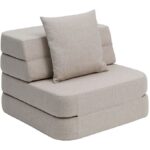 by KlipKlap Foldesofa - 3 Fold Single - 70 cm - Beige/Sand