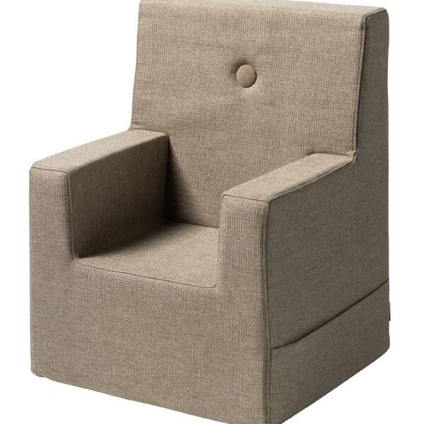 by KlipKlap Lænestol - Kids Chair XL - 49x42x63 cm - Sand/Sand