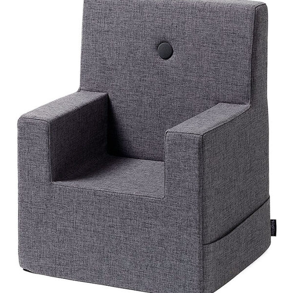 by KlipKlap Lænestol - Kids Chair XL - Blue Grey w. Grey