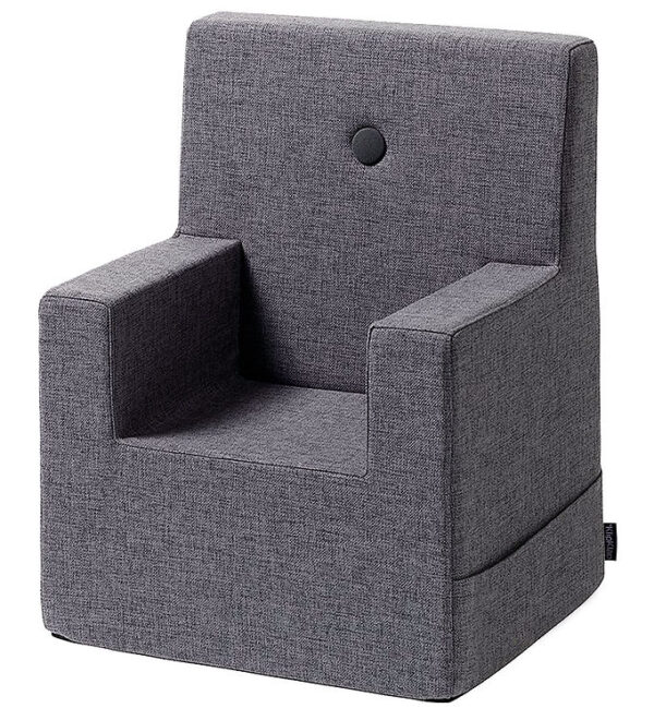 by KlipKlap Lænestol - Kids Chair XL - Blue Grey w. Grey