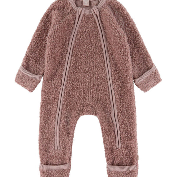 smallstuff Køredragt m. Lynlås - Uld - Rose