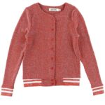 Add to Bag Cardigan - Burned Red m. Glimmer