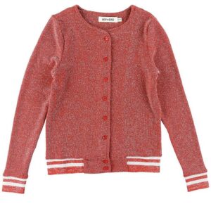 Add to Bag Cardigan - Burned Red m. Glimmer