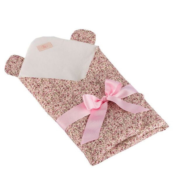 Asi Dukketilbehør - Pusleunderlag til Dukker - Rosa/Blomster Asi Dukketilbehør - Pusleunderlag til Dukker - Rosa/Blomster