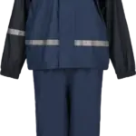 Augus Regnsæt m. Fleece - Dark Denim - 98